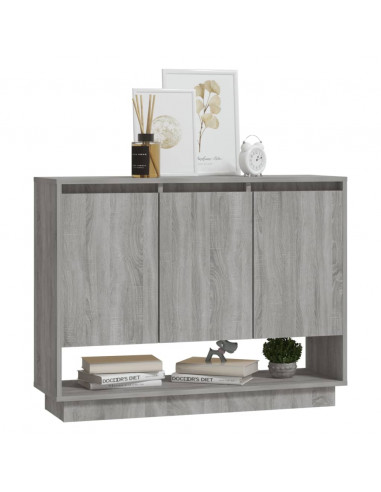 Credenza Grigio Sonoma 97x31x75 cm in Truciolato