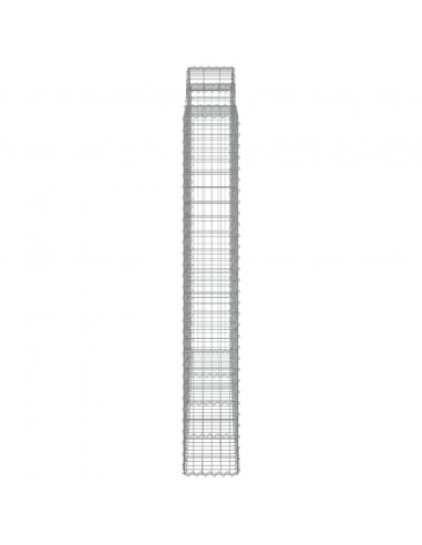 Cesti Gabbioni ad Arco 6 pz 200x30x200/220 cm Ferro Zincato