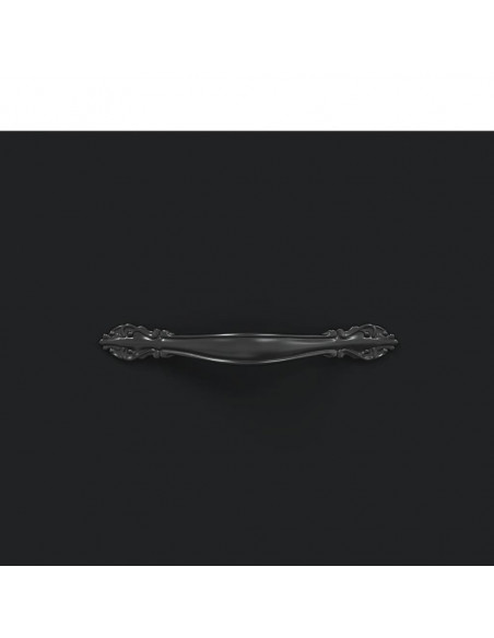 Mobile a Parete Nero 60x36,5x35 cm in Legno Multistrato