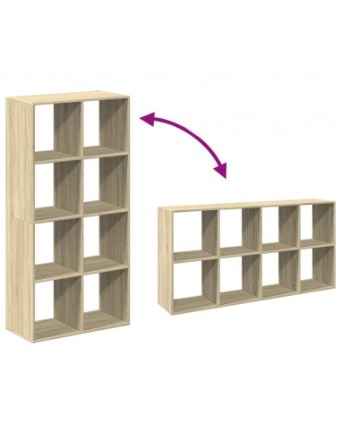 Libreria Divisorio Rovere Sonoma 69,5x29x137,5 cm in Truciolato