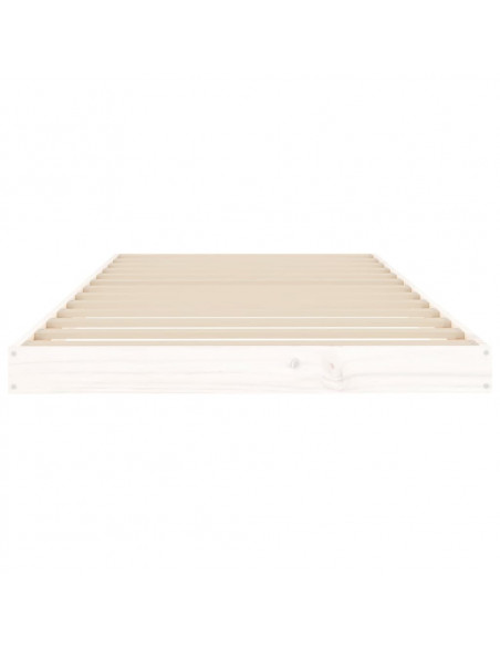 Giroletto Bianco 90x200 cm in Legno Massello di Pino