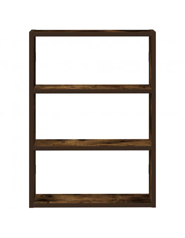Mensola a Muro Rovere Fumo 43x9x60 cm in Truciolato