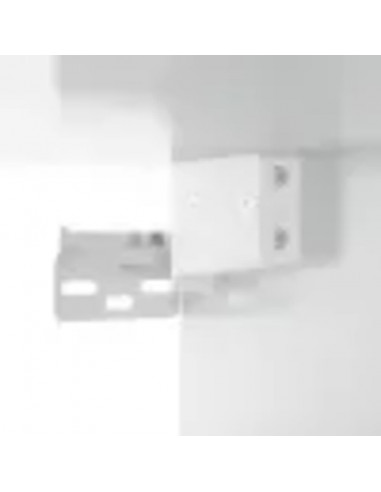 Mobile a Specchio con LED Grigio Cemento 76x15x55 cm