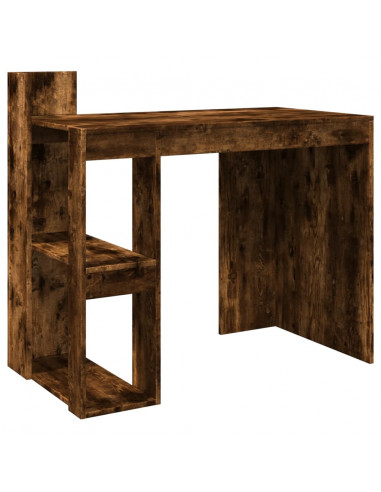Scrivania Ufficio Rovere Fumo 103,5x56,5x94cm Legno Multistrato