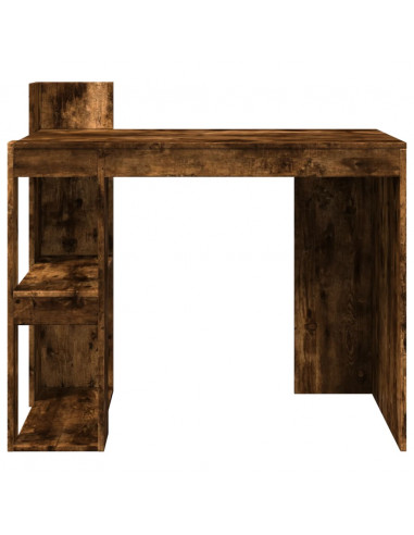 Scrivania Ufficio Rovere Fumo 103,5x56,5x94cm Legno Multistrato