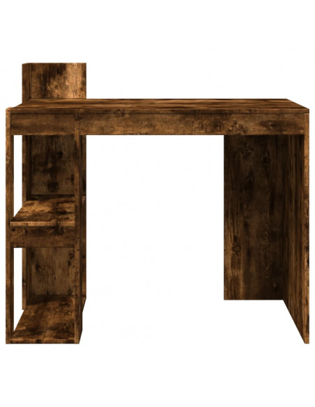 Scrivania Ufficio Rovere Fumo 103,5x56,5x94cm Legno Multistrato