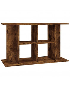 Supporto Acquario 100x40x60 cm in Legno Multistrato Rovere Fumo 2