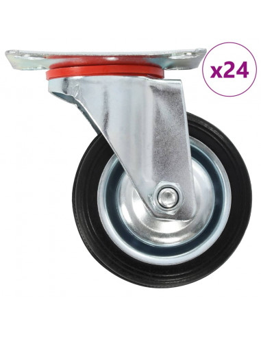 Ruote Girevoli 24 pz 75 mm
