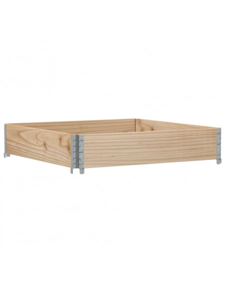 Fioriera da Giardino 100x100 cm in Legno Massello di Pino