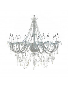 Lampadario classico vetro 1600 cristalli, a sospensione 2