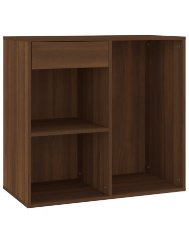 Armadietto per Cosmetici Rovere Marrone 80x40x75 cm in Legno