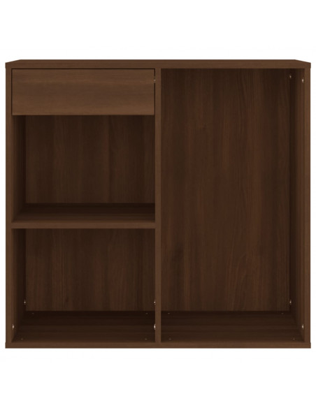 Armadietto per Cosmetici Rovere Marrone 80x40x75 cm in Legno
