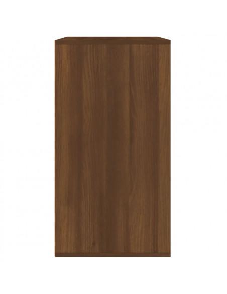 Armadietto per Cosmetici Rovere Marrone 80x40x75 cm in Legno