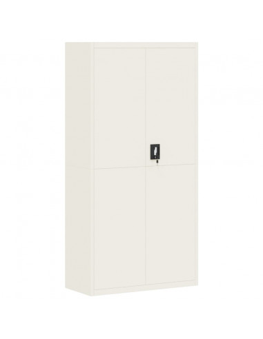 Armadio Classificatore Bianco 90x40x220 cm in Acciaio