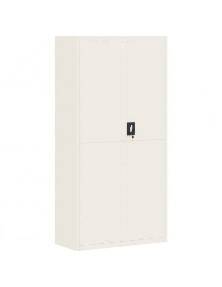 Armadio Classificatore Bianco 90x40x220 cm in Acciaio