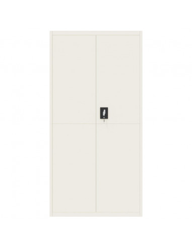 Armadio Classificatore Bianco 90x40x220 cm in Acciaio