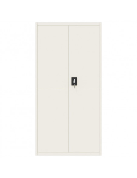Armadio Classificatore Bianco 90x40x220 cm in Acciaio