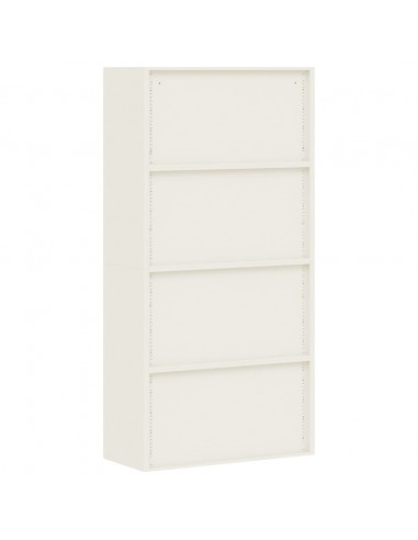 Armadio Classificatore Bianco 90x40x220 cm in Acciaio