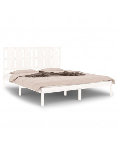 Giroletto Bianco in Legno Massello 150x200 cm King Size 2