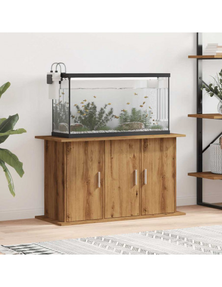 Supporto Acquario 101x41x58 cm Multistrato Rovere Artigianale
