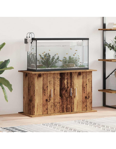 Supporto Acquario 101x41x58cm in Legno Multistrato Legno Antico