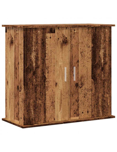 Supporto Acquario 81x36x73 cm in Legno Multistrato Legno Antico