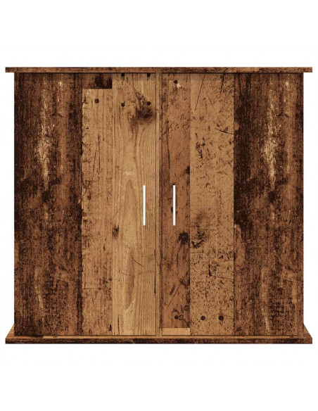 Supporto Acquario 81x36x73 cm in Legno Multistrato Legno Antico