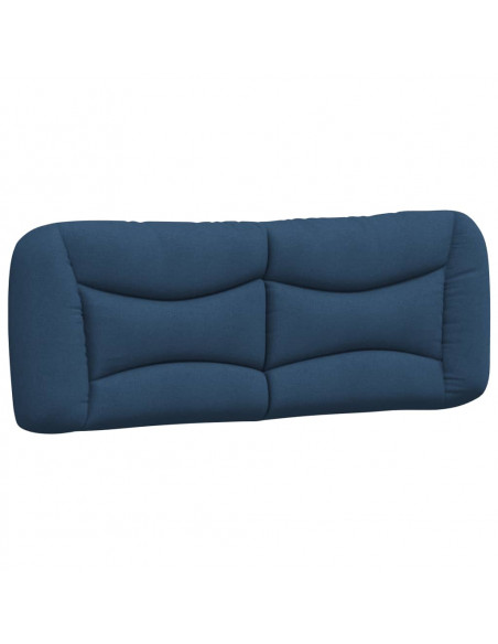Cuscino Testiera Blu 120 cm in Tessuto