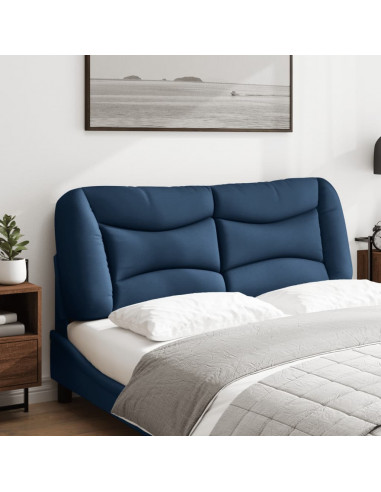 Cuscino Testiera Blu 120 cm in Tessuto