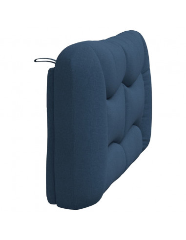 Cuscino Testiera Blu 120 cm in Tessuto