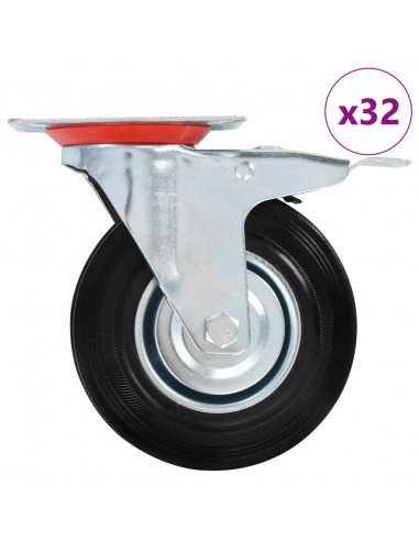 Ruote Girevoli 32 pz 125 mm