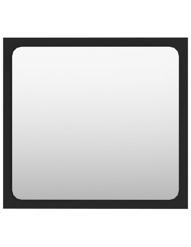 Set Mobili da Bagno 2 pz Nero in Legno Multistrato