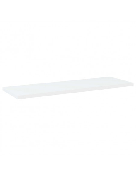 Ripiani per Libreria 4pz Bianchi 60x20x1,5 cm Legno Multistrato