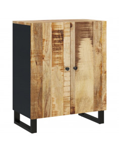 Credenza 60x33x75 cm in Legno Massello di Mango 2