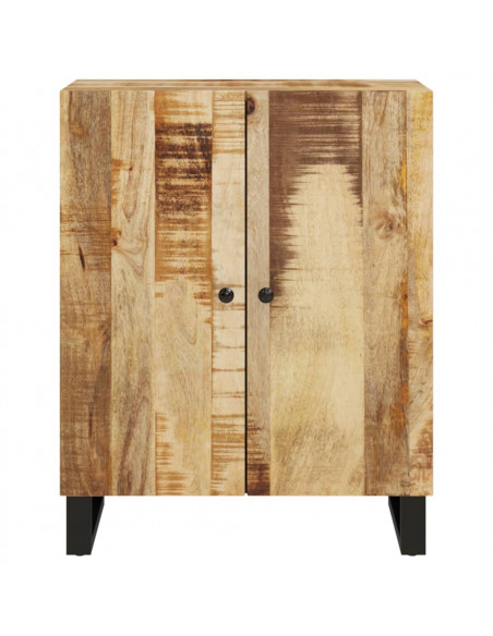 Credenza 60x33x75 cm in Legno Massello di Mango