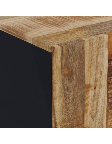 Credenza 60x33x75 cm in Legno Massello di Mango