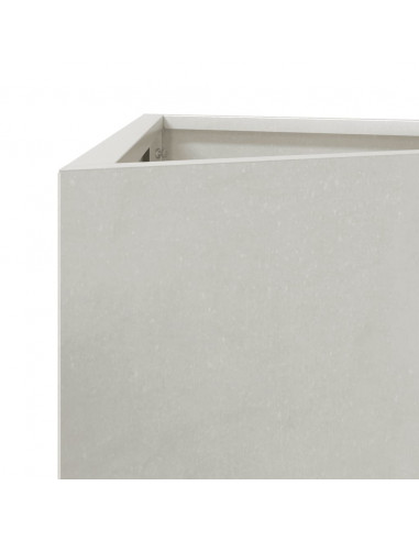 Fioriere da Giardino 2 pz Triangolari 50x43x75 cm Acciaio Inox