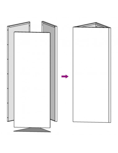 Fioriere da Giardino 2 pz Triangolari 50x43x75 cm Acciaio Inox