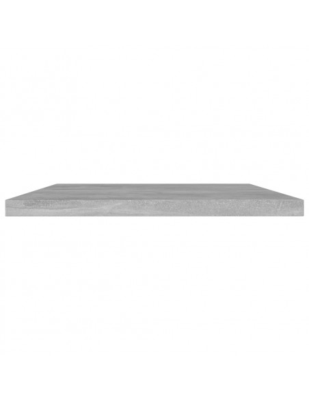 Ripiani per Libreria 4pz Grigio Cemento 60x30x1,5cm Multistrato