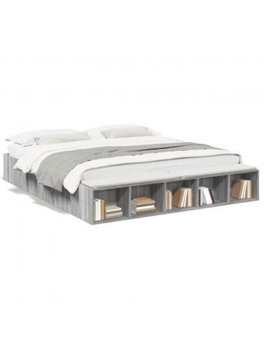 Giroletto Grigio Sonoma 200x200 cm in Legno Multistrato