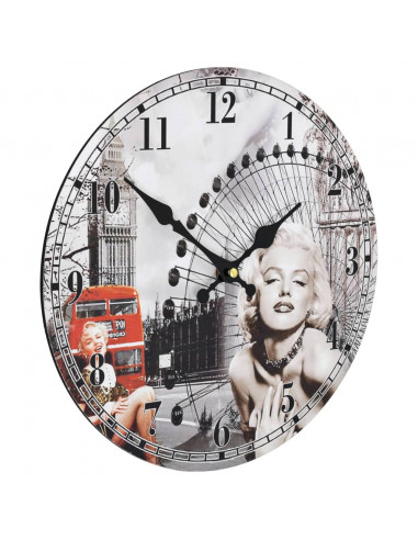 Orologio da Parete Vintage Marilyn Monroe 30 cm