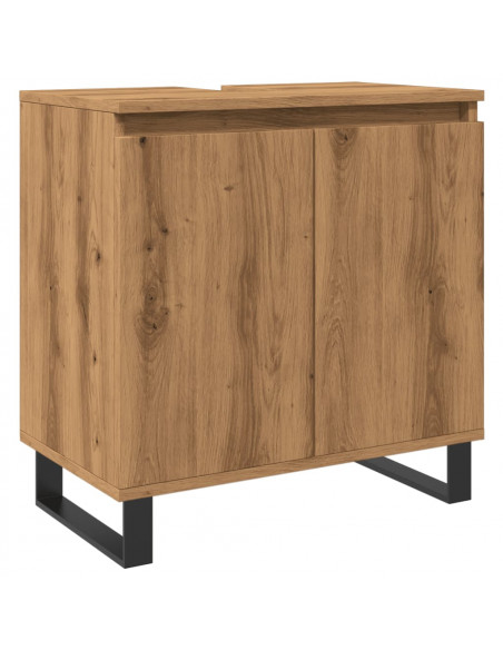 Mobile da Bagno Rovere Artigianale 58x33x60 cm in Truciolato