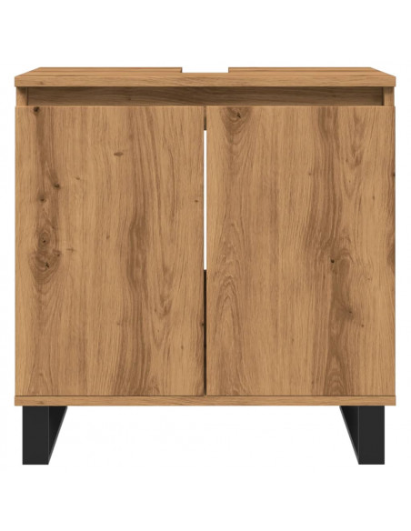Mobile da Bagno Rovere Artigianale 58x33x60 cm in Truciolato