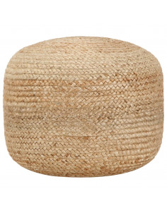 Pouf Lavorato a Mano 45x30 cm in Juta 2