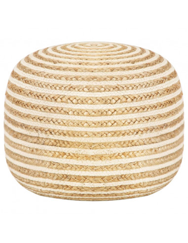 Pouf Lavorato a Mano 45x30 cm in Juta