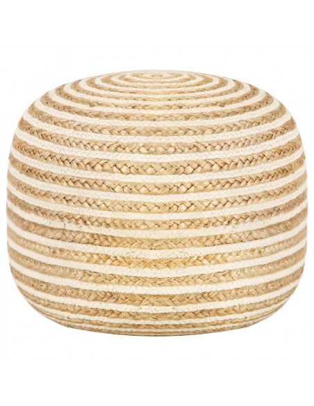 Pouf Lavorato a Mano 45x30 cm in Juta