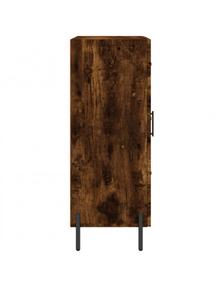 Credenza Rovere Fumo 69,5x34x90 cm in Legno Multistrato