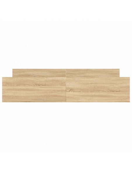 Giroletto con Testiera e Pediera Rovere Sonoma 180x200 cm