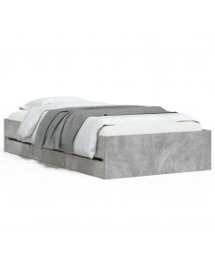 Giroletto Cassetti Grigio Cemento 100x200 cm Legno Multistrato 2