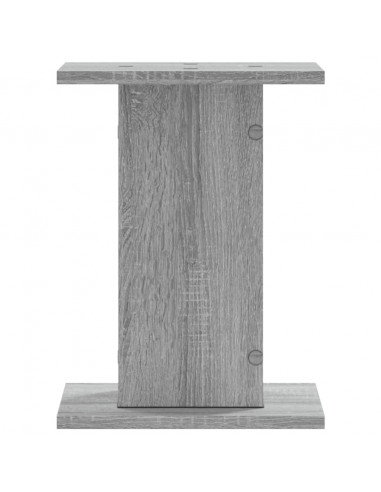 Supporti per Piante 2 pz Grigio Sonoma 30x30x40cm in Truciolato